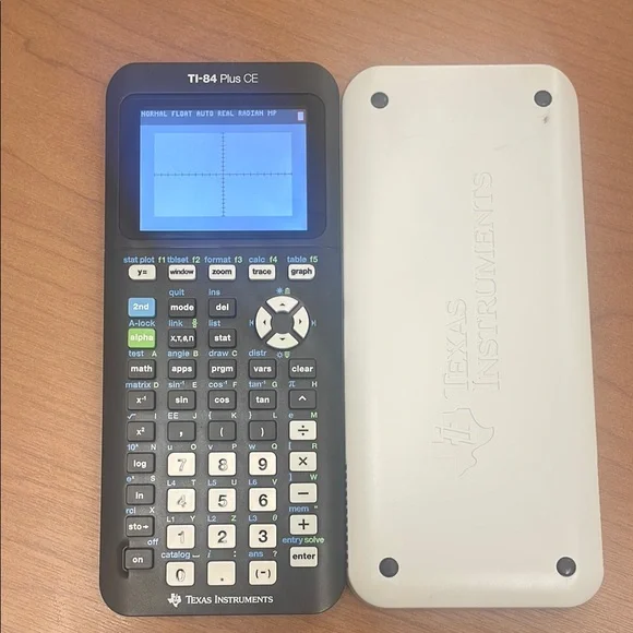 Texas Instruments TI-84 Plus CE Graphing Calculator in Black and White - Picture 3 of 4